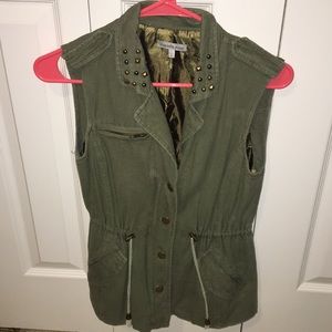 army green vest